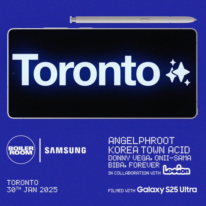 Flyer for event Toronto.