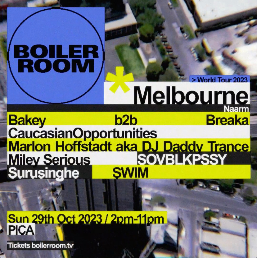 Flyer for event Melbourne | Sunday.
