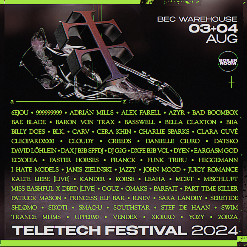 Flyer for event Teletech Festival 2024.