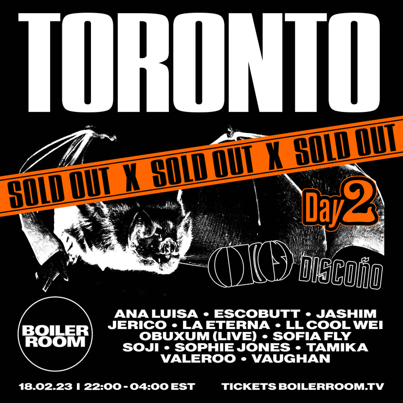 Flyer for event Boiler Room: Toronto | Day 2.
