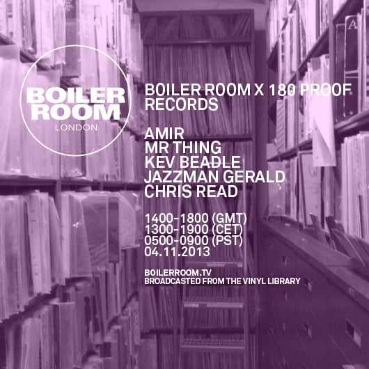 Flyer for event 180 Proof Records.