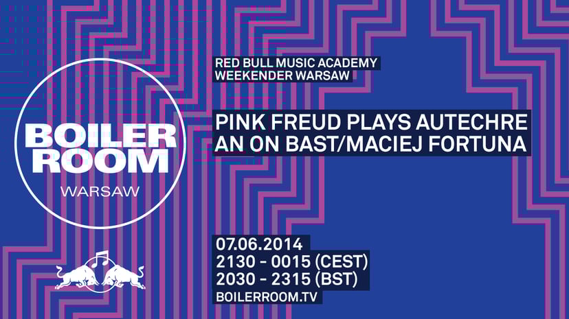 Flyer for event Boiler Room x RBMA Weekender Warsaw.