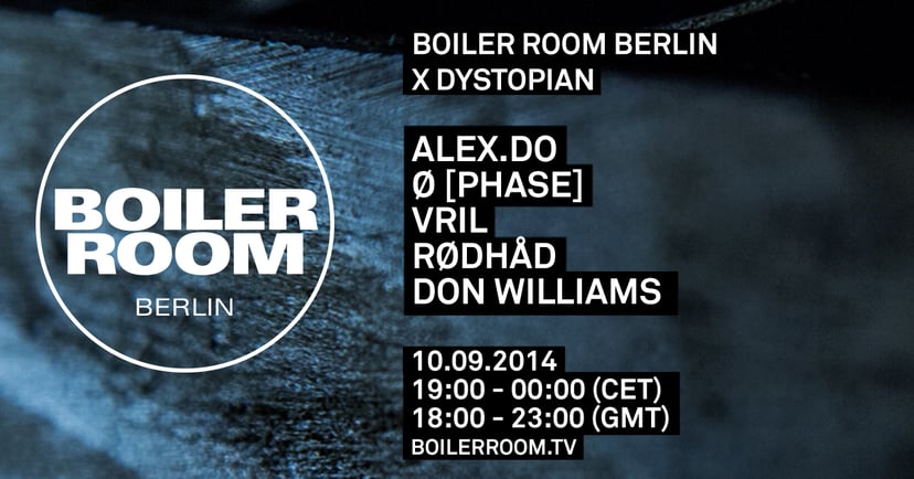 Berlin: Dystopian Records flyer