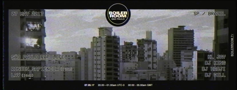 Flyer for event Sao Paulo Rap Life.