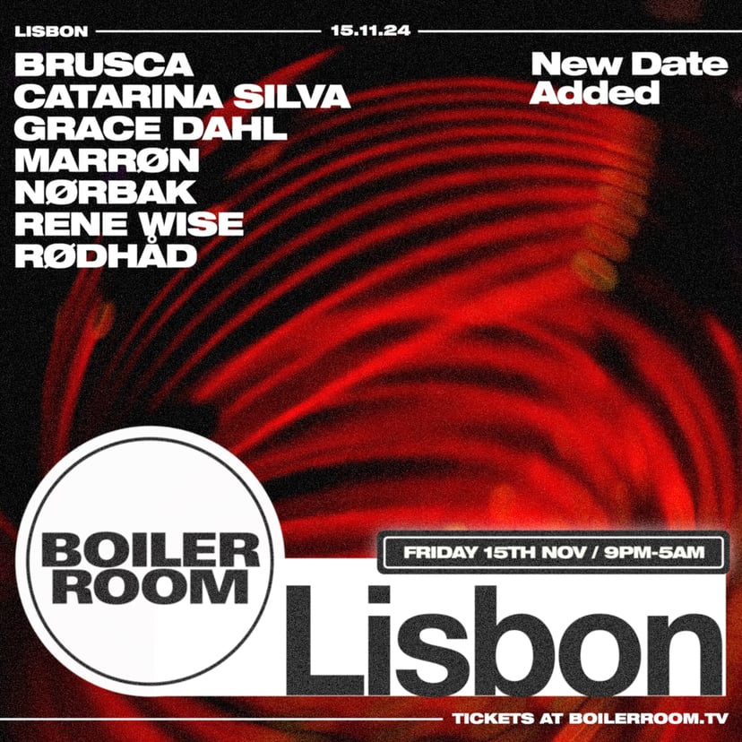 Flyer for event Lisbon | Friday.