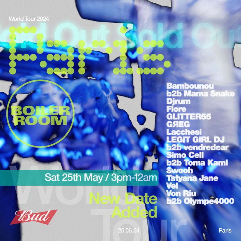 Flyer for event Paris | Saturday.