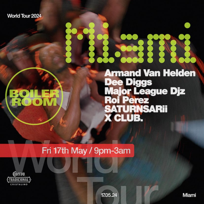 Flyer for event Miami.