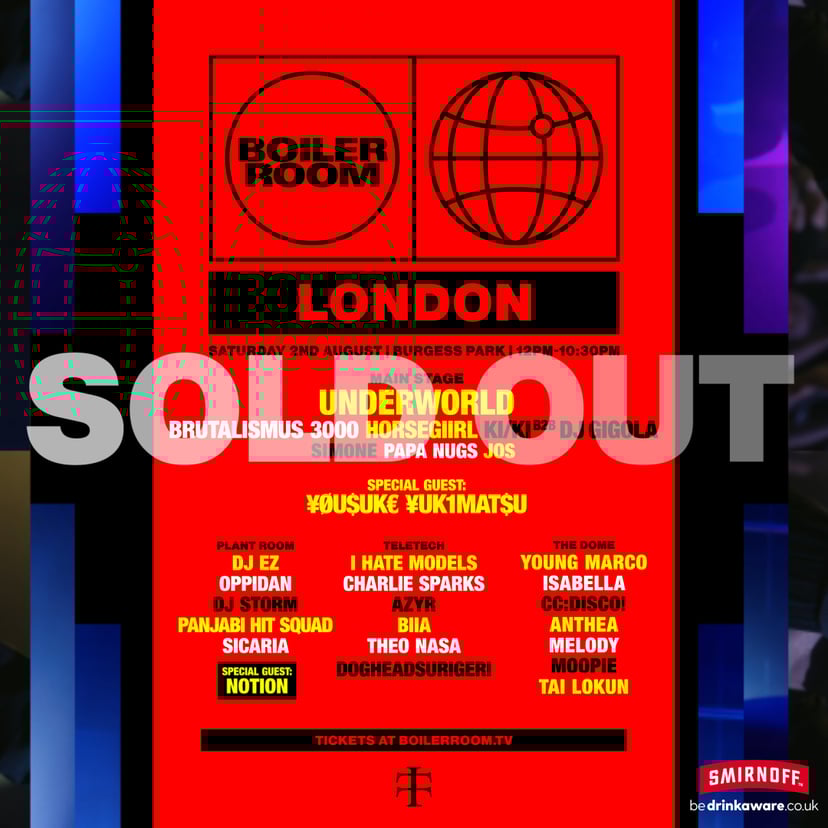 Flyer for event London | Saturday.