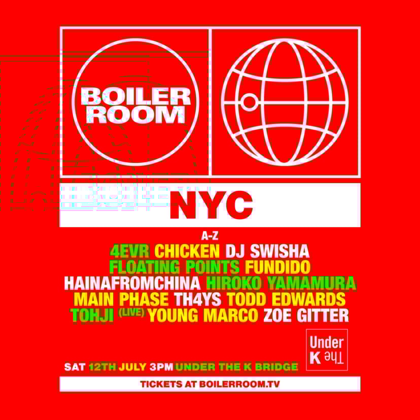 Flyer for event NYC | Saturday.