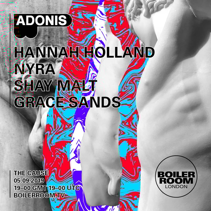 Flyer for event ADONIS 2nd Birthday.