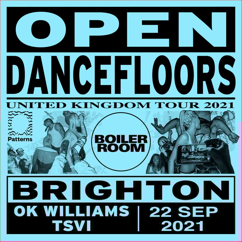 Flyer for event Open Dancefloors | Brighton.