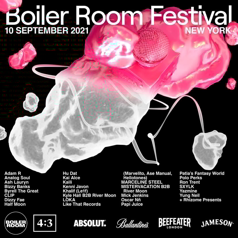 Boiler Room Festival 2021: New York City flyer