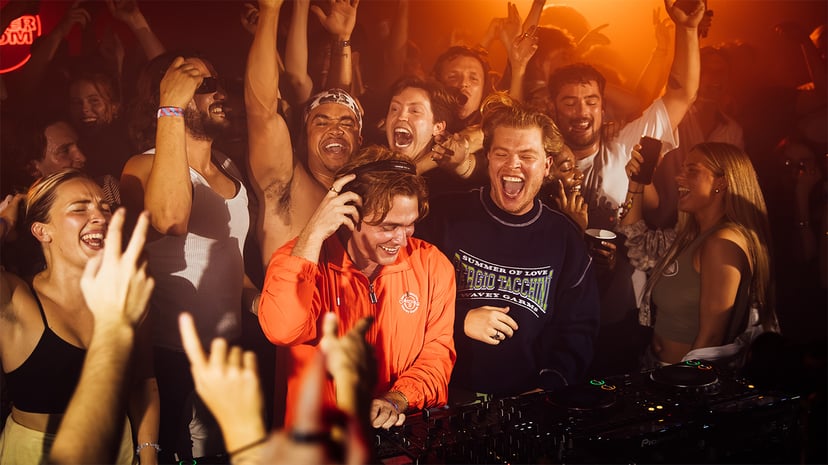 Flyer for event Elliot Schooling & Liam Palmer.