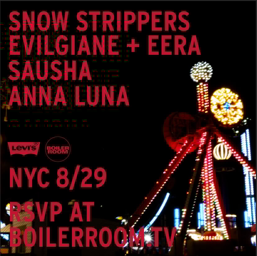 Flyer for event Levi's®: New York.