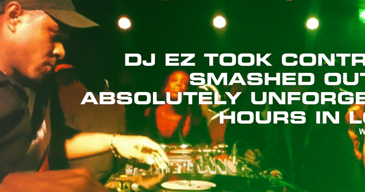 DJ EZ 3 Hour Set BOILER ROOM